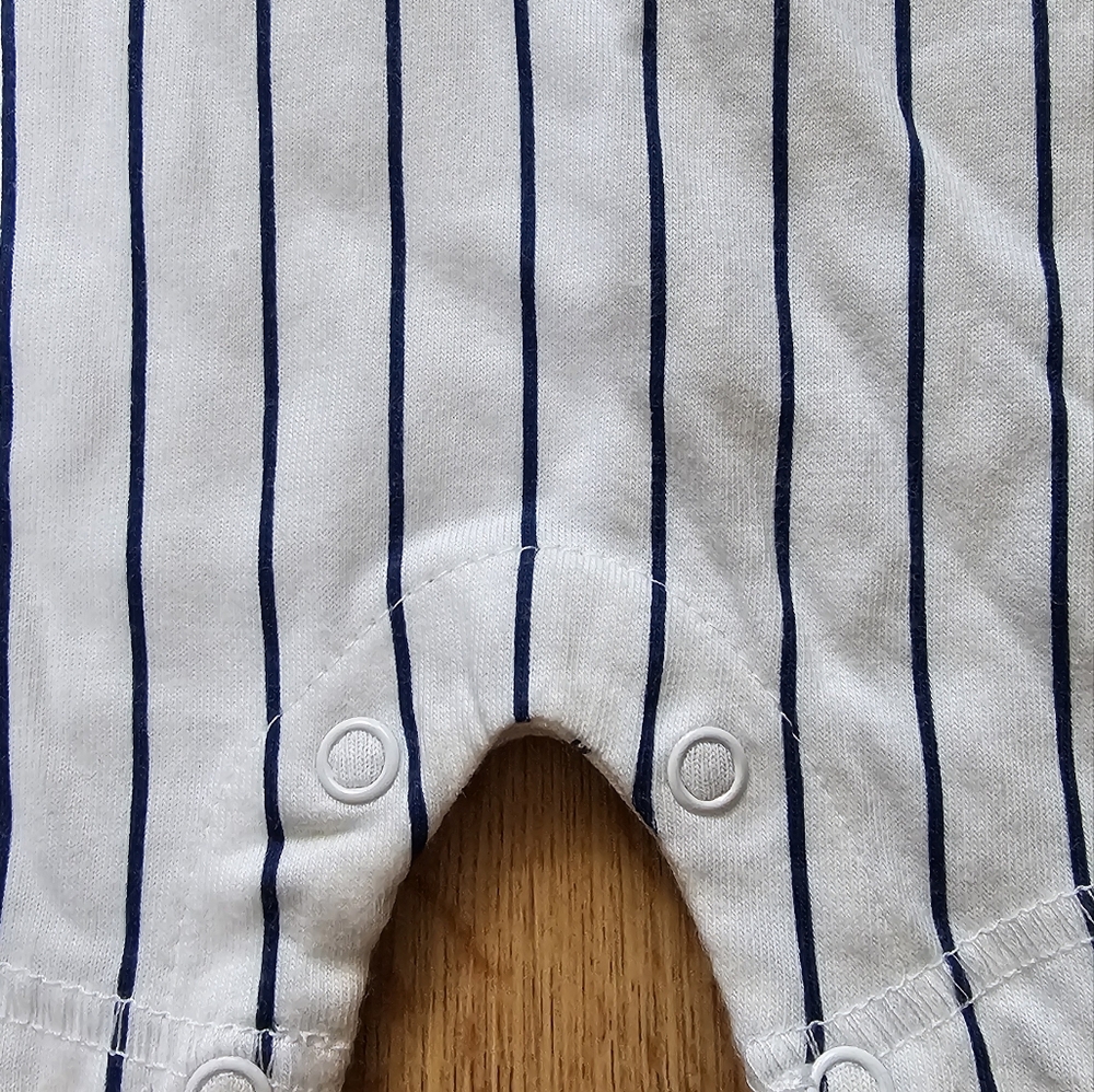 CHILD OF MINE Baby Boy One Piece Stripes Romper - play everyday (12M) - Picture 8 of 9